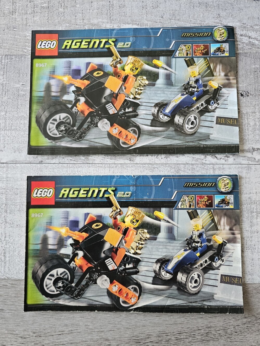LEGO 8967 Agents Gold Tooth's Getaway instruction manual only *NO PARTS*